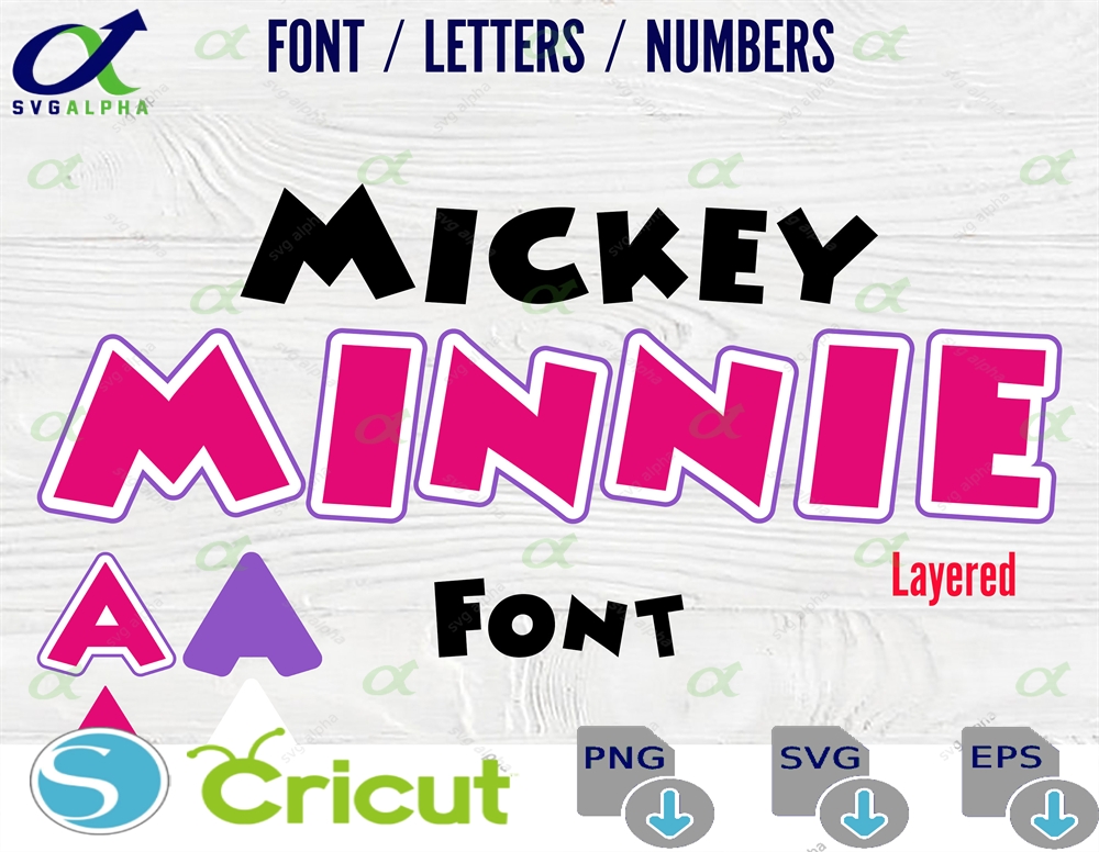 Baby Font OTF, Minnie Font SVG, Cricut Birthday SVG Letters, Cricut Birthday Font, Baby Girl Letters SVG, Baby Shirt DIY SVG, Cartoon Font SVG
